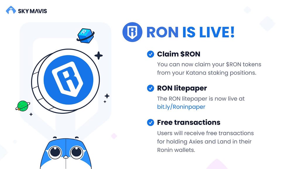 Sky Mavis: Token Unlocks Ronin Ảnh Hưởng Cap Table