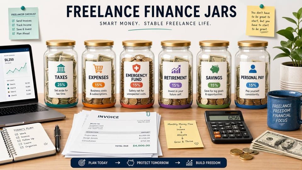 Checklist tài chính cho freelancer thu nhập thất thường