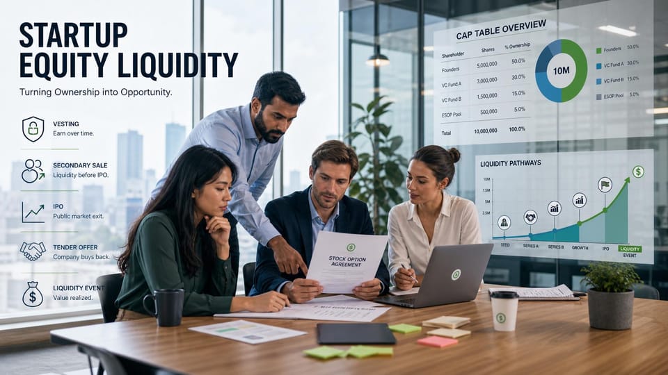 Thanh khoản cổ phần startup trước IPO: Lối ra mới của vốn tư nhân