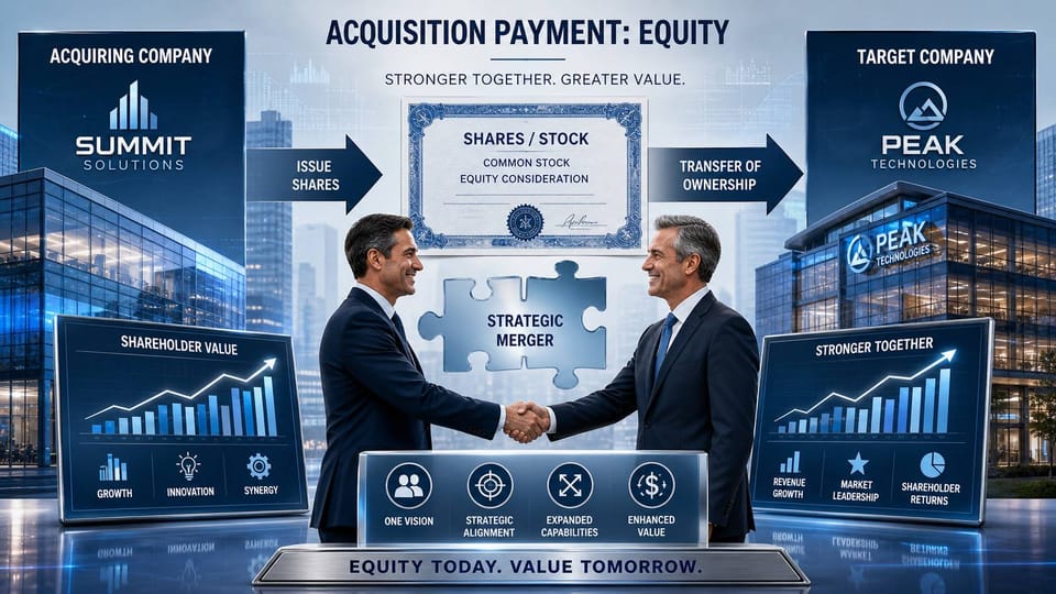 M&A trả bằng tiền mặt hay cổ phiếu: chọn cấu trúc nào?